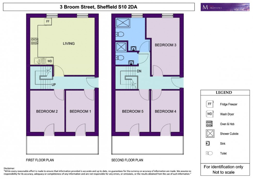 Floorplan for Broom Street, Sheffield