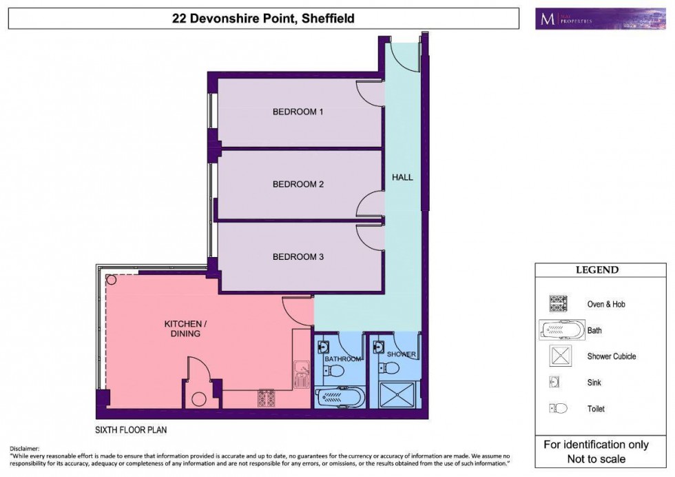 Floorplan for Apt 22 Devonshire Point