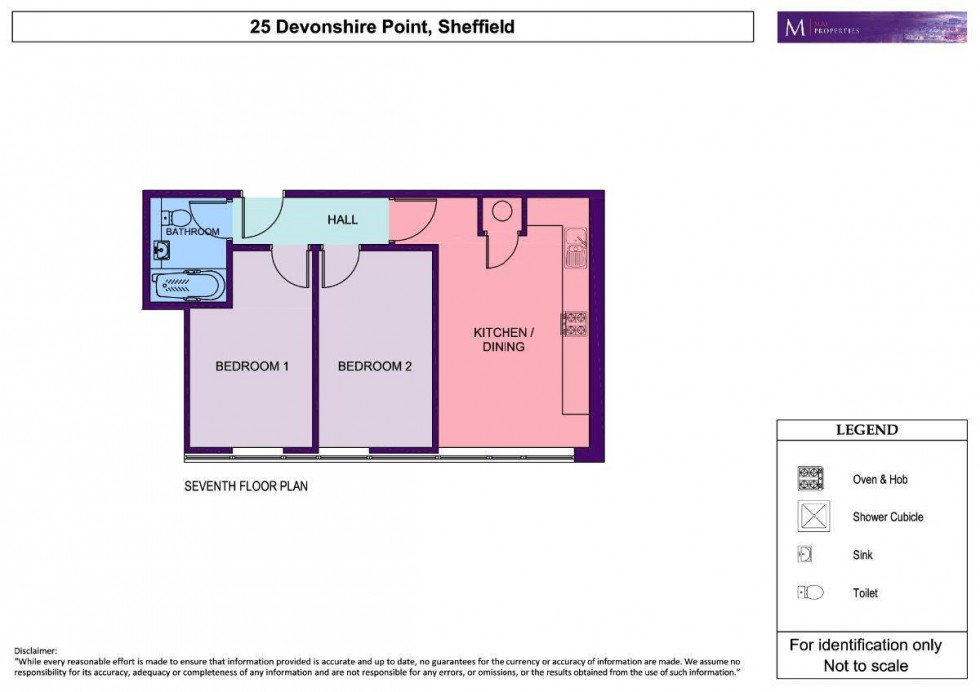 Floorplan for Apt 25 Devonshire Point