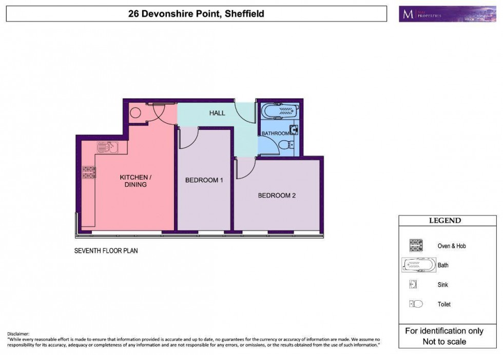 Floorplan for Apt 26 Devonshire Point