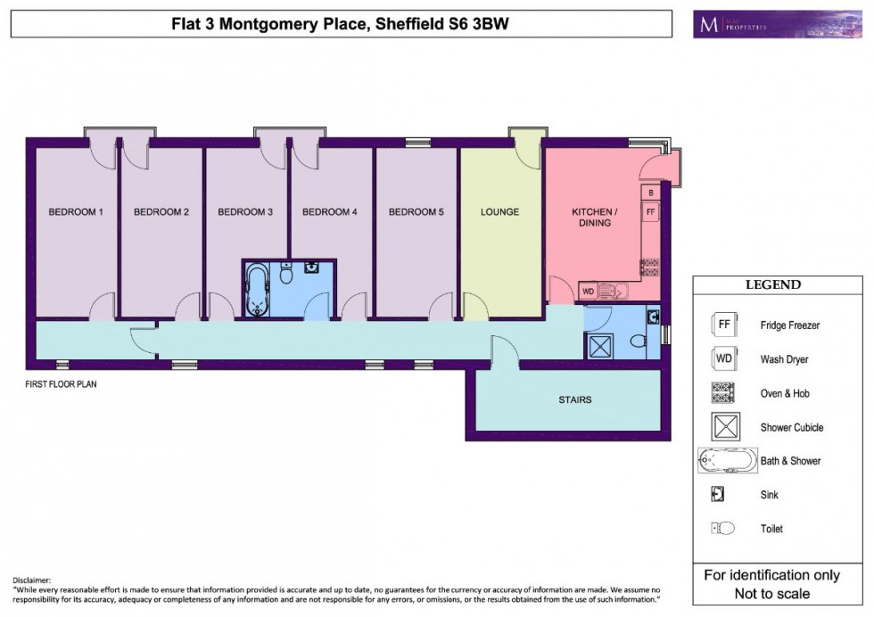 Floorplan for 3 Montgomery Place