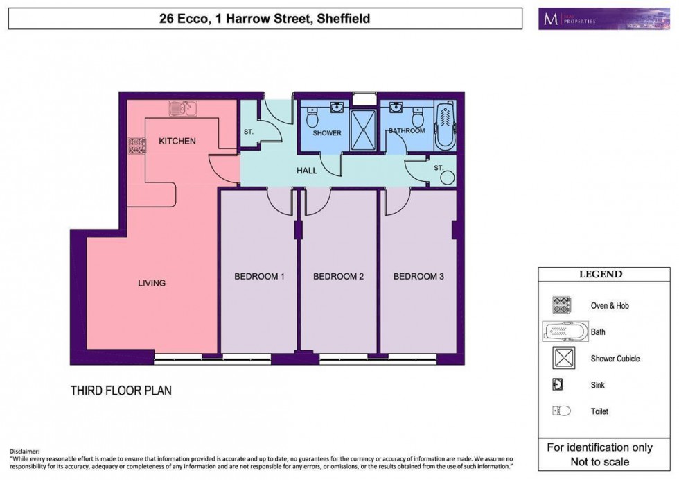 Floorplan for 26 Ecco