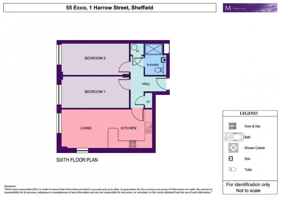 Floorplan for 55 Ecco