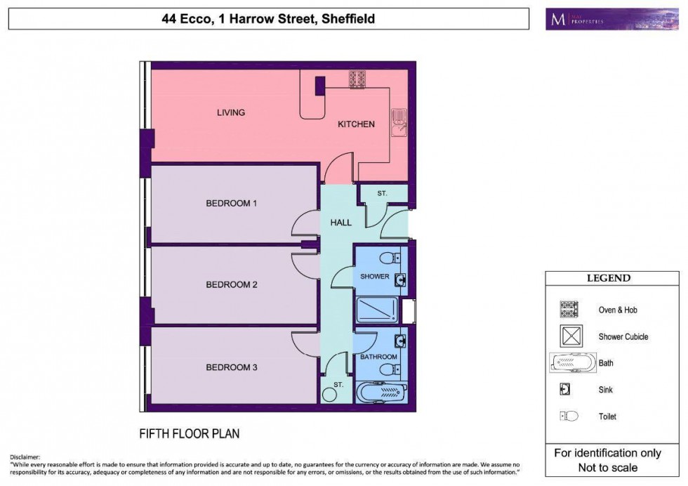 Floorplan for 44 Ecco
